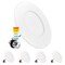 Luxrite 3-4 Inch LED Flush Mount & Recessed Light 5CCT 7.5W 650LM Dimmable J-Box or 4 Recessed Can, 4PK LR24980-4PK - alternate 1